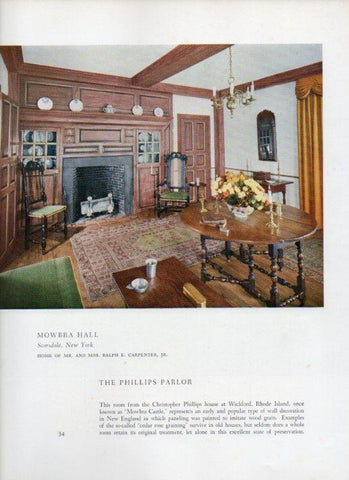 LAMINA V18807: The Phillips Parlor of Mowbra Hall in Scarsdale, New York