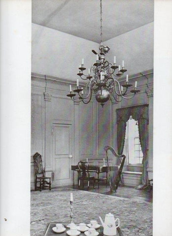 LAMINA V18810: The Great Hall of Stratford Hall in Westmoreland County, Virginia