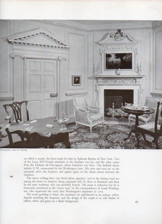 LAMINA V18815: The west parlor of Mount Vernon in Fairfax County, Virginia