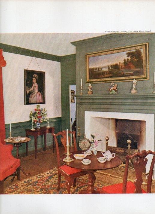 LAMINA V18816: The parlor of Brush-Everard House in Williamsburg, Virginia