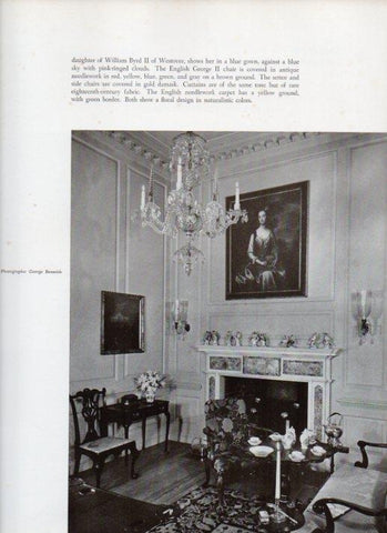 LAMINA V18818: The parlor of The Governor's Palace in Williamsburg, Virginia