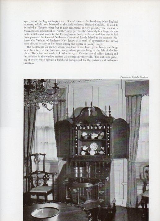 LAMINA V18822: The East Parlor of Van Cortlandt House 1748 in Van Cortlandt Park, New York