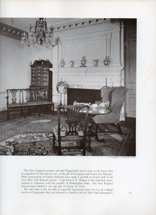 LAMINA V18823: The Northeast Parlor of The Schuyler Mansion in Albany, New York