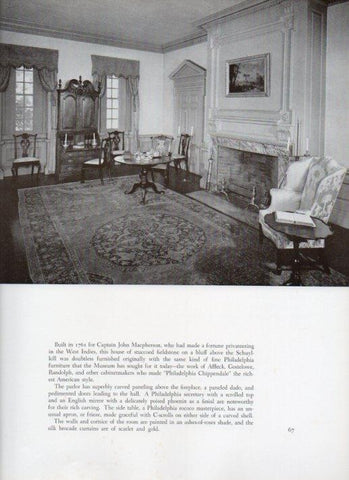 LAMINA V18824: The Parlor of Mount Pleasant in Fairmount Park, Philadelphia