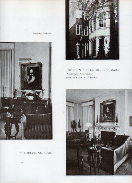 LAMINA V18877: Home of Henry P. Mcilhenny in Rittenhouse Square, Philadelphia