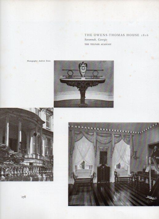 LAMINA V18879: The Owens-Thomas House 1816 in Savannah, Georgia