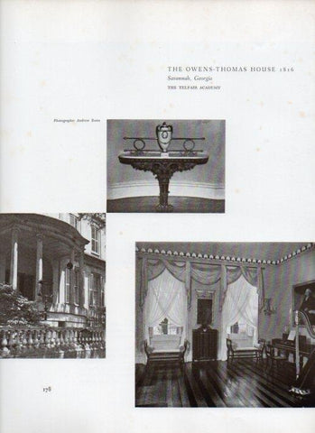 LAMINA V18879: The Owens-Thomas House 1816 in Savannah, Georgia