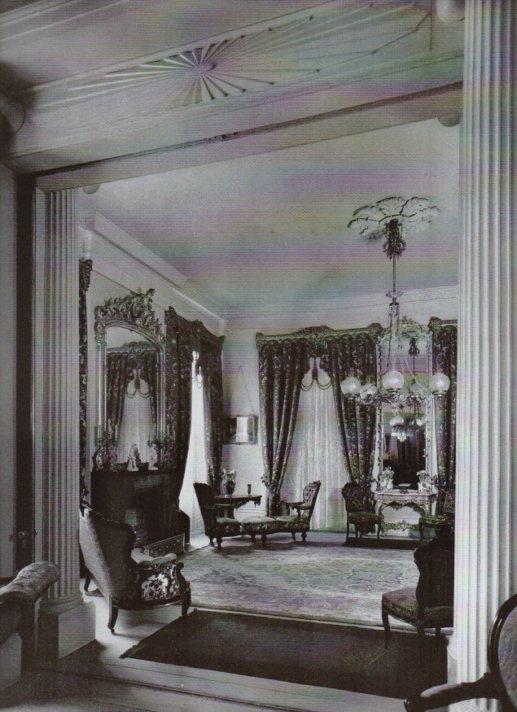 LAMINA V18885: The Parlor of Melrose in Natchez Mississippi