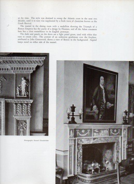 LAMINA V18873: The Dining Room of Harrinson Gray Otis House in Boston, Massachusetts