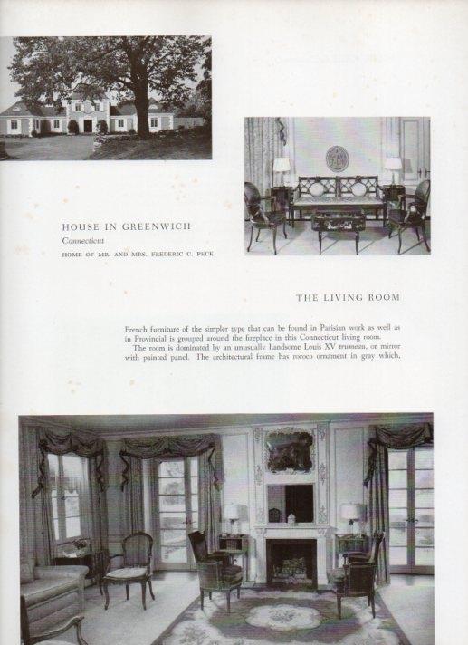 LAMINA V18853: Home of Frederic C. Peck in Greenwich, Connecticut