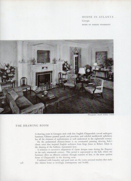 LAMINA V18854: Home of Robert Woodruff in Georgia, Atlanta