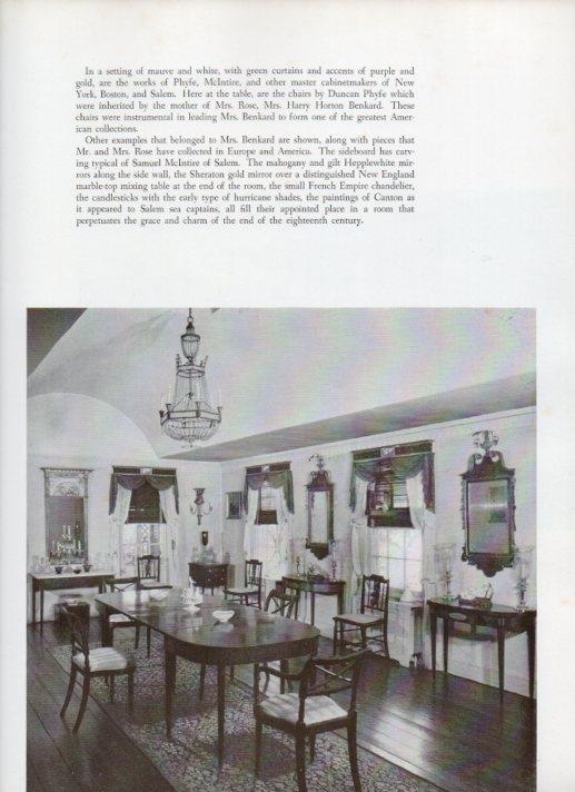 LAMINA V18858: The Dining Room of House at Oyster Bay in Long Island, New York