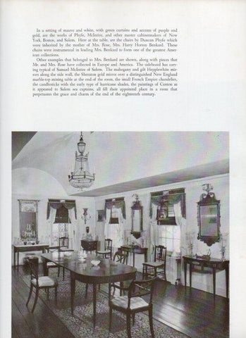 LAMINA V18858: The Dining Room of House at Oyster Bay in Long Island, New York