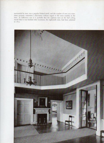LAMINA V18860: The Hall of Monticello in Charlottesville, Virginia