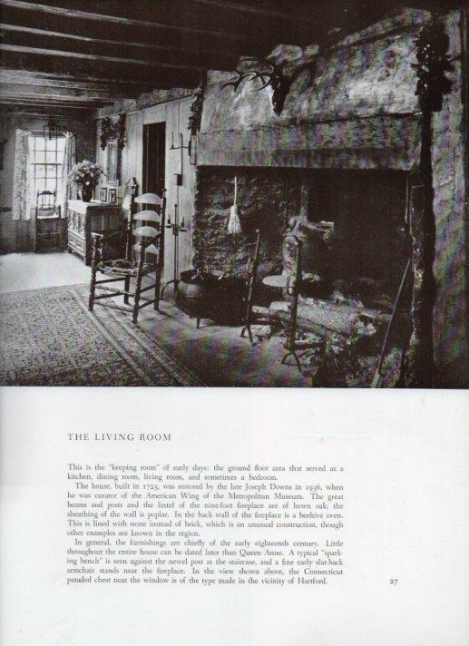 LAMINA V18804: The Living room of Connecticut Salt Box in Guilford Connecticut