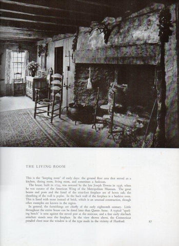 LAMINA V18804: The Living room of Connecticut Salt Box in Guilford Connecticut