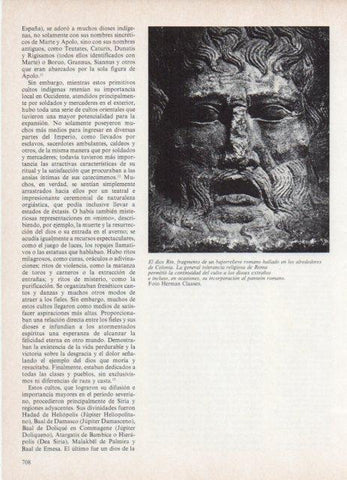 LAMINA V18747: El dios Rin bajorrelieve