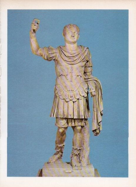 LAMINA V18750: Estatua del emperador Tito