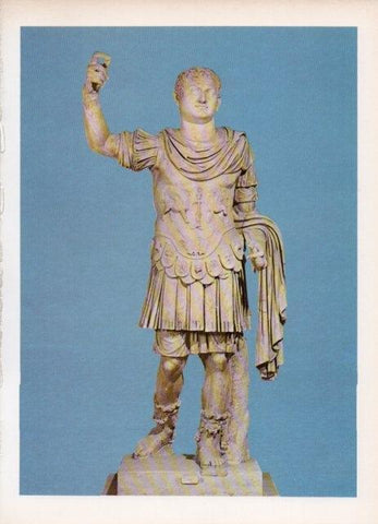 LAMINA V18750: Estatua del emperador Tito