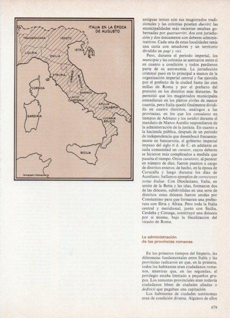 LAMINA V18736: Mapa de Italia en la epoca de Augusto