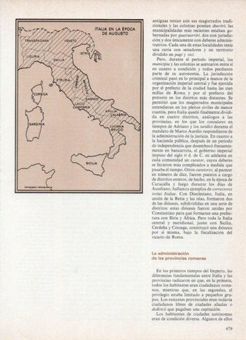 LAMINA V18736: Mapa de Italia en la epoca de Augusto