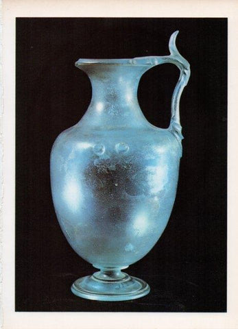 LAMINA V18716: Jarra de vidrio romana