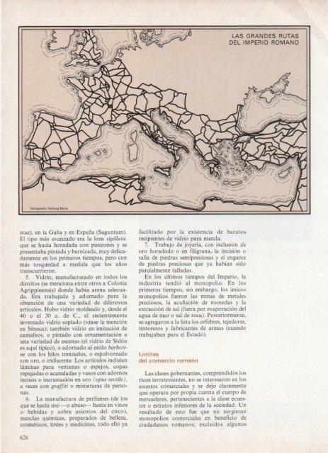LAMINA V18717: Mapa grandes rutas del imperio romano