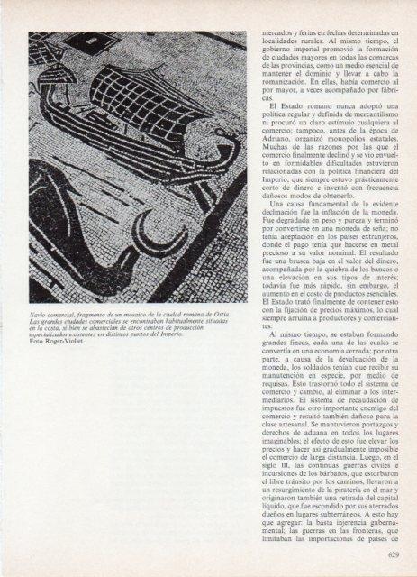 LAMINA V18719: Navio comercial mosaico de Ostia