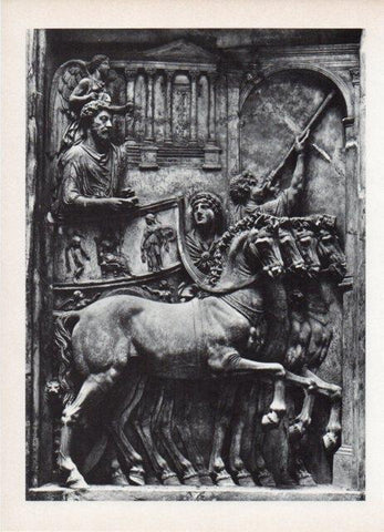 LAMINA V18728: Entrada en Roma del emperador Marco Aurelio, Museo Nuevo