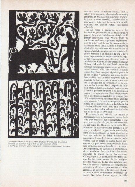 LAMINA V18729: Campesino chino de la epoco Han