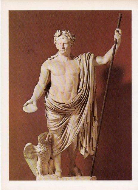 LAMINA V18730: Estatua de Claudio en actitud jupiterina
