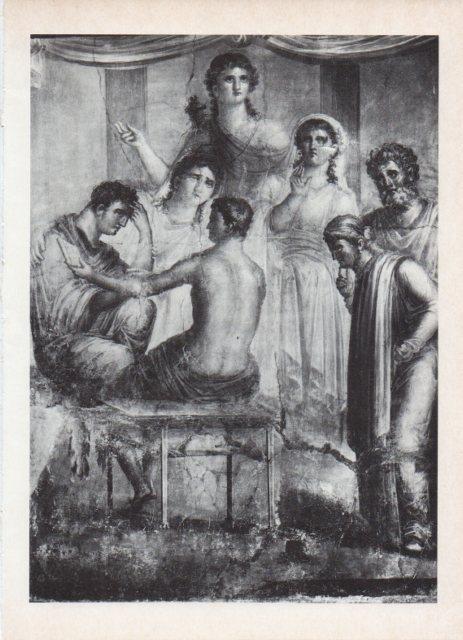 LAMINA V18735: Fresco de Herculano Admeto y Alcestes