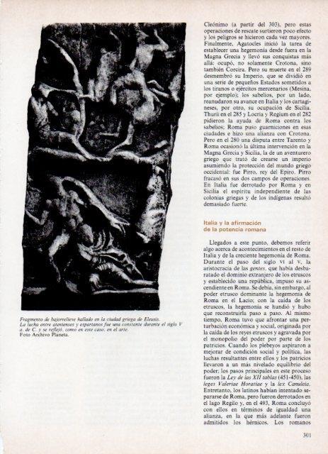 LAMINA V18786: Lucha entre atenienses y espartanos bajorrelieve de Eleusis
