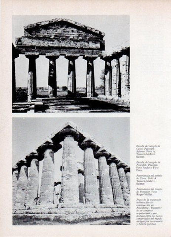 LAMINA V18794: Detalle templo de Ceres y templo de Poseidon