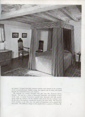 LAMINA V18799: The South Chamber of Buttolph-Williams house 1692 in Wethersfield, Connecticut