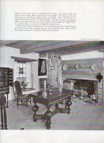 LAMINA V18801: The foro room of Philipse Castle in Irvington, New York