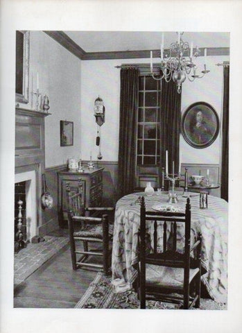 LAMINA V18802: The Dining Room of West St. Mary's Manor in St. Mary's County, Maryland