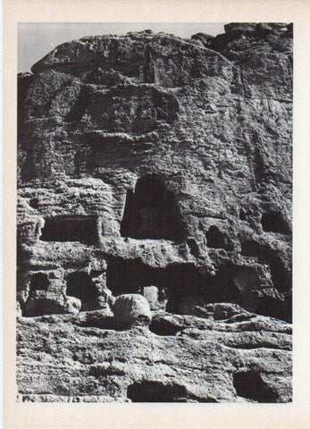 LAMINA V18768: Acantilado del valle de Bamiyan