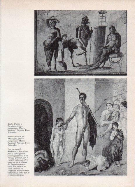 LAMINA V18771: Teseo vencedor del Minotauro fresco pompeyano
