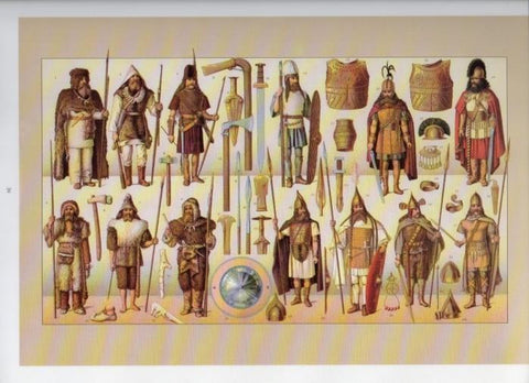 LAMINA V18328: The ancient world. Barbarian Europe. Enemies of the romans