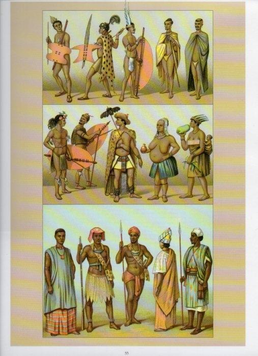 LAMINA V18335: The 19th Century antique civilizations. Southern Africa - Sudan