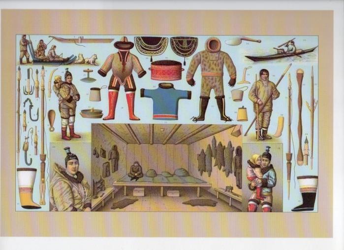 LAMINA V18341: The 19th Century antique civilizations. Eskimos