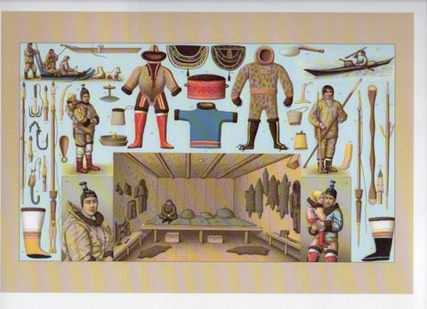 LAMINA V18341: The 19th Century antique civilizations. Eskimos