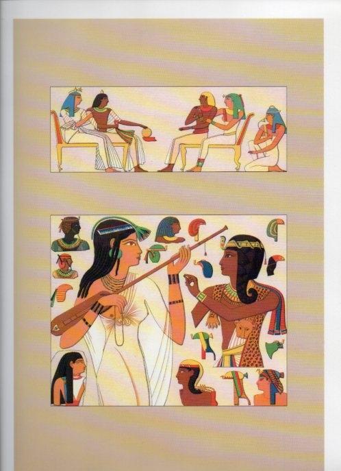 LAMINA V18315: The ancient world. Egypt. Headdresses and hairstyles