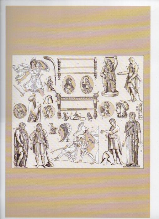 LAMINA V18319: The ancient world. Persia & Phrygia. Amazons, parthians, persians and phoenicians