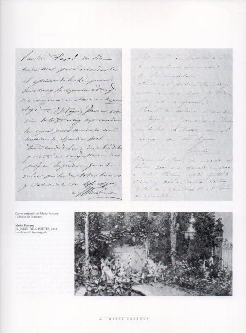 LAMINA V18469: Cartes de Fortuny i Cecilia de Madrazo