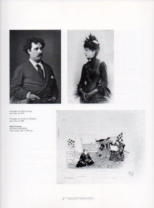 LAMINA V18478: Fotografias de Fortuny 1874 i Cecilia de Madrazo 1885