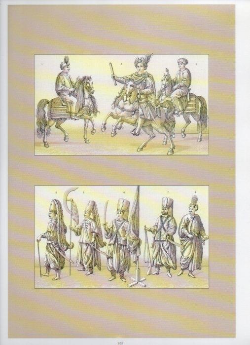 LAMINA V18442: Traditional costumes of the 1880s. Poland. Military costumes