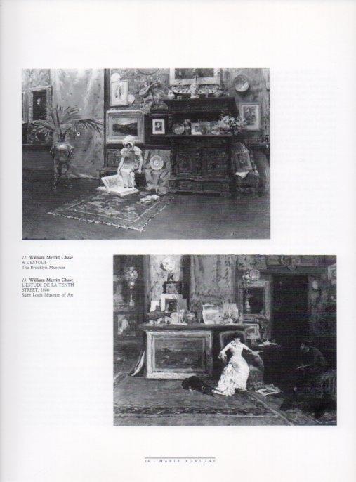 LAMINA V18486: A l'estudi i Estudi de la Tenth Street per W. Merrit Chase