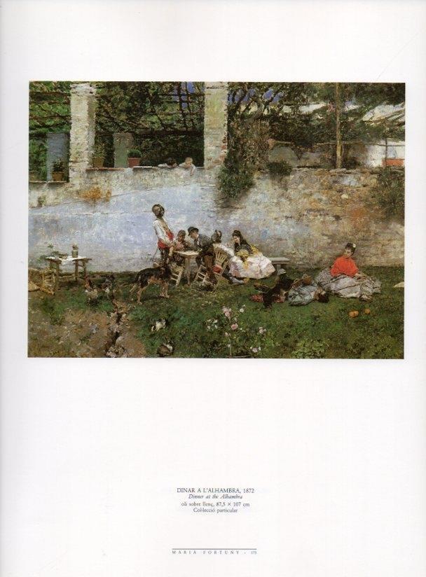 LAMINA V18512: Dinar a l'Alhambra per Fortuny